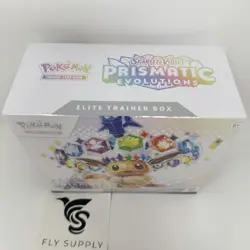 Pokemon TCG Prismatic Evolutions ETB Elite Trainer Box - New Damaged Seal - Image 2
