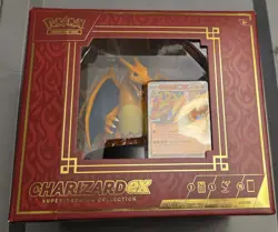 Pokemon TCG Charizard EX Super Premium Collection Box Sealed New Packs Statue - Image 1