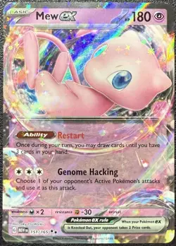 2023 POKEMON SCARLET & VIOLET MEW EN-151 #151/165 MEW EX (NM) - Image 1