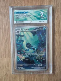 Tirtouga 106/086 2025 Black Bolt IR ACE 9 Mint Graded Pokemon TCG - Image 1
