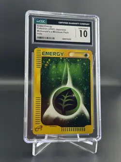 Grass Energy Holo McDonald's Pokemon-E Minimum Pack (Japanese) Gem CGC 10 - Image 1