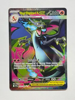 Pokemon TCG Mega Charizard X EX 109/094 ME02: Phantasmal Flames Holo - Image 1