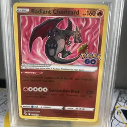 Pokemon Go Radiant Charizard 011/078 MGC Grading Gem Mint 10 - Holo Rare - Image 2