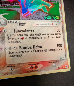 Salamence Reverse Holo EX Specie Delta 14/113 ITA – Carta Pokemon Rara - Image 3