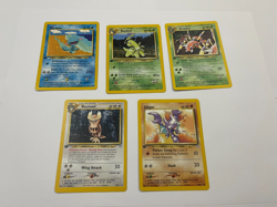 1st Edition Pokemon Neo Genesis Lot Bayleef Ariados Noctowl Gligar Wooper - Image 1