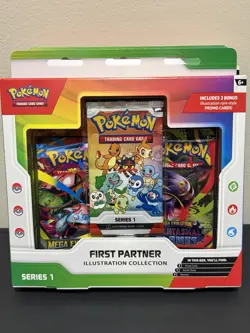 Pokemon First Partner Illustration Collection Series 1 Promo Booster Box English - Image 1