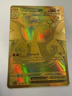 Mega Charizard X EX - 130/094 - Hyper Rare - Phantasmal Flames - Pokemon - Image 1