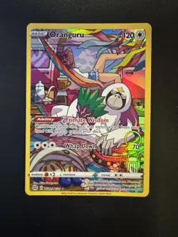 Oranguru TG12/TG30 Pokemon Brilliant Stars Trainer Gallery Full-Art Holo NM - Image 1