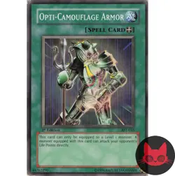 Yugioh Opti-Camouflage Armor AST-035 Common 1st Edition MP - Image 1