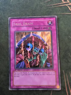 Skill Drain DCR-049 Rare 1st Edition Yugioh Mp - Image 1