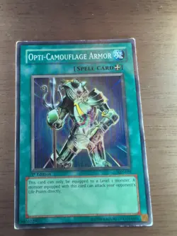 Yugioh Opti-Camouflage Armor AST-035 Common 1st Edition MP - Image 1