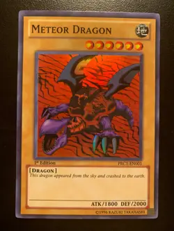 Yu-Gi-Oh! TCG Premium Collection Tin Meteor Dragon PRC1-EN001 1st Ed - Image 1