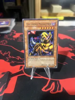 YUGIOH THE FIEND MEGACYBER DB1-EN203 RARE UNLIMITED ED NM - Image 1