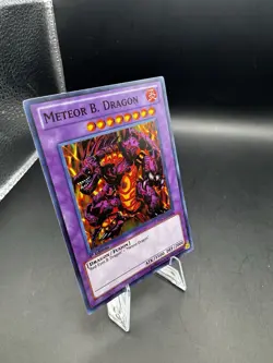 Yu-Gi-Oh! Meteor B. Dragon PRC1-EN004 Premium Tin Super Rare 1st Edition Fusion - Image 3