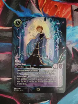 Disney Lorcana Anna Soothing Sister Enchanted 227/204 Winterspell NM Pack Fresh - Image 1