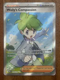 Pokemon TCG Mega Evolution Wally's Compassion 176/132 Ultra Rare NM Card - Image 1