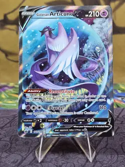 Pokemon Galarian Articuno V 170/198 Alt Art Chilling Reign Holo Card – LP - Image 1