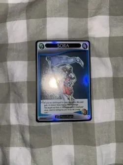 Kingdom Hearts Trading Card Game Promo SORA Level 2 Player Card Foil - Image 2