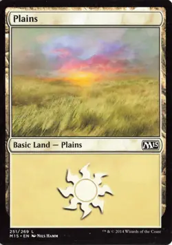 Plains (251) #251 Magic 2015 (M15) Magic_the_gathering - Image 1