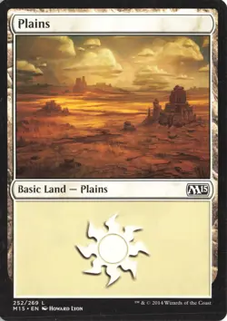 Plains (252) #252 Magic 2015 (M15) Magic_the_gathering - Image 1
