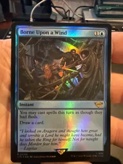 Borne Upon a Wind Lord of the Rings Foil 44 NM - Image 1