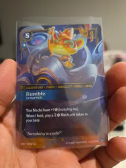 Rumble - Scrapper (Alternate Art) [SFD - 089a/221] - NM [Foil] TCG Riftbound - Image 1