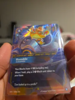 Rumble - Scrapper (Alternate Art) [SFD - 089a/221] - NM [Foil] TCG Riftbound - Image 3