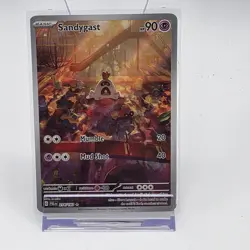 Pokemon Sandygast 214/193 Paldea Evolved Illustration Rare Full Art Card - Image 1