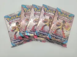 Pokemon TCG: Scarlet & Violet — Paradox Rift Booster, Pack of 5 (Factory Sealed) - Image 1