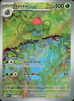 Ivysaur 167/165 Illustration Rare - Pokemon SV: Scarlet & Violet 151 NM - Image 1