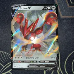 Scizor V 118/189 (NM) - SWSH03: Darkness Ablaze - Ultra Rare - Pokemon TCG - Image 1