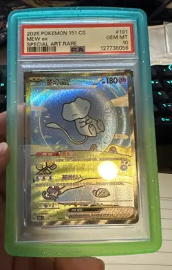 PSA 10 Pokemon Chinese Mew Ex 151C 191/151 Bubble SAR Rare Gem Mint US Seller! - Image 4