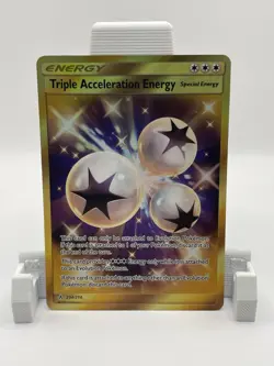 Pokemon Triple Acceleration Energy Secret Rare 234/214 Sm-Unbroken Bonds Holo - Image 1