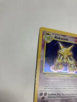 Pokemon Alakazam 1/102 Base Set Unlimited Holo LP - Image 4