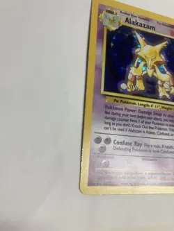 Pokemon Alakazam 1/102 Base Set Unlimited Holo LP - Image 5
