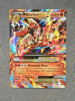 2015 Pokemon M Blaziken EX XY86 Black Star Promo Holo TCG XY Mega Evolution - Image 1