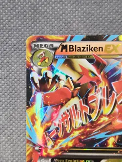 2015 Pokemon M Blaziken EX XY86 Black Star Promo Holo TCG XY Mega Evolution - Image 3
