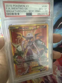Pokemon PSA 10 Mewtwo Ex Breakthrough #164 - Image 1