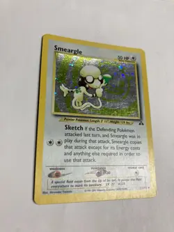 Pokemon TCG Smeargle 11/75 Neo Discovery Unlimited Holo Rare LP - Image 2