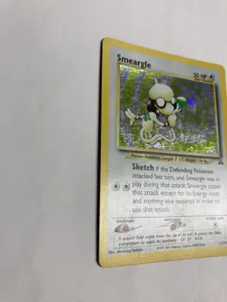 Pokemon TCG Smeargle 11/75 Neo Discovery Unlimited Holo Rare LP - Image 5