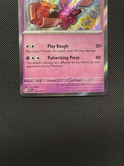 Pokemon TCG Tinkatuff 166/091 Sv: Paldean Fates Shiny Rare Near Mint - Image 4