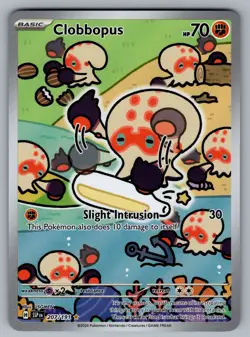 Clobbopus - Illustration Rare SV08: Surging Sparks 207/191 Pokemon NM - Image 1