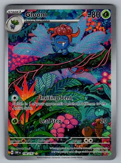 Gloom Illustration Rare SV03: Obsidian Flames 198/197 Pokemon NM - Image 1