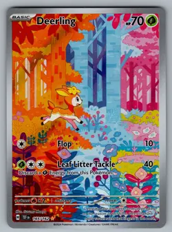 Deerling Illustration Rare SV05: Temporal Forces 165/162 Pokemon NM - Image 1
