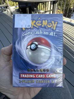 *FACTORY SEALED* Pokemon TCG Base Set 2-Player Starter Set 1999 WOTC Vintage 742818060479 - Image 1