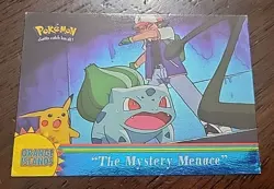 HP! HOLO Foil Topps Pokemon Series 3 Orange Islands OR19 The Mystery Menace - Image 1
