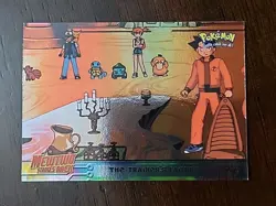 NM! HOLO Foil #22 The Trainer's Failure 1999 Topps Pokemon Mewtwo Strikes Back - Image 1
