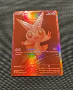 Pokemon TCG Victini 171/086 SV: Black Bolt Black White Rare Near Mint - Image 2