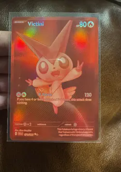 Pokemon TCG Victini 171/086 SV: Black Bolt Black White Rare Near Mint - Image 4