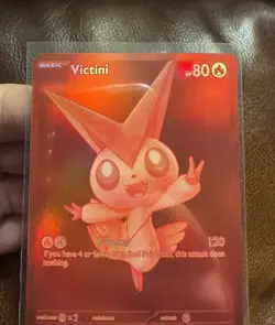 Pokemon TCG Victini 171/086 SV: Black Bolt Black White Rare Near Mint - Image 5
